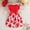 Red, variant on Cute Dresses for Little Girl 4T-8 Sleeveless Dresses Casual Flared Dresses Summer Outfits Red