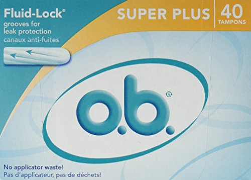 O.B. Non-Applicator Regular Absorbency Tampons with Fluid Lock