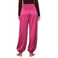 thumbnail image 5 of Fengqque Women’s Drawstring Baggy Jogger Satin Balloon Pants Loose Shiny Silky Elastic Cuff Casual Trousers with Pockets, 5 of 9