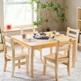 thumbnail image 2 of Guidecraft EdQ Toddler Table - Natural: Rectangle Wooden Activity table for Kids, 30"x36", 16" Height | Toddler Desk for Playroom, Preschool, Daycare, 2 of 5