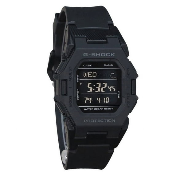 Casio G-Shock Digital Smartphone Link Black Resin Strap Quartz GD-B500-1 200M Men's Watch