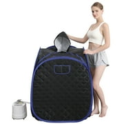 ZONEMEL Portable Steam Sauna One Person Full Body Spa with Remote Control, 15" x 14.75" x 10.5"