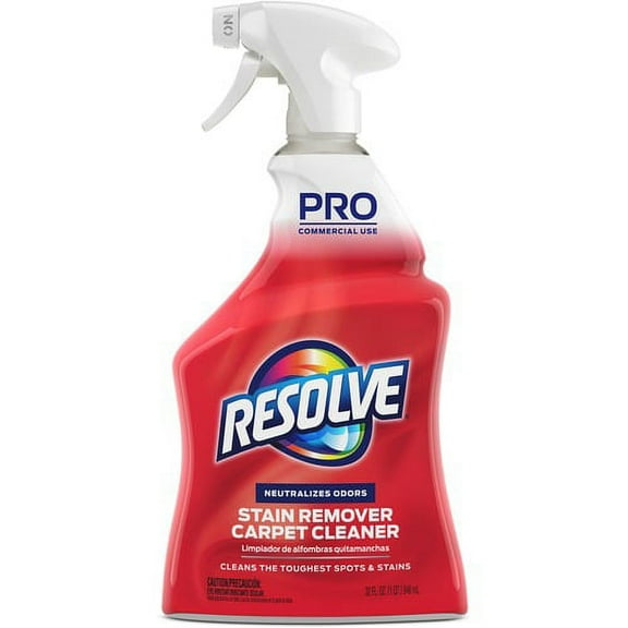 Resolve Stain Remover Carpet Cleaner - Spray - 32 fl oz (1 quart) - Bottle - 1 Each | Bundle of 10 Each