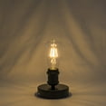 thumbnail image 4 of KAYYELAMP Dimming Timer Plug in Power Bedside Table Lamp Simple Vintage Design Desk Light Black Metal E26 Base Nightlight for Dorm Home Reading Bedroom(No Bulb), 4 of 7