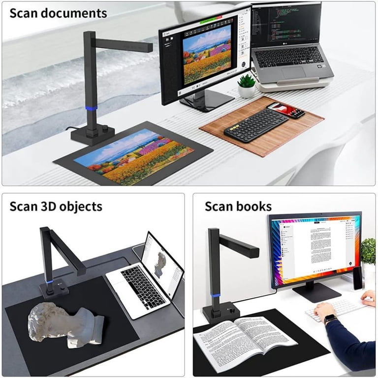 CZUR, Document Scanner, Portable, 24MP, A3 Large Format - Walmart.com