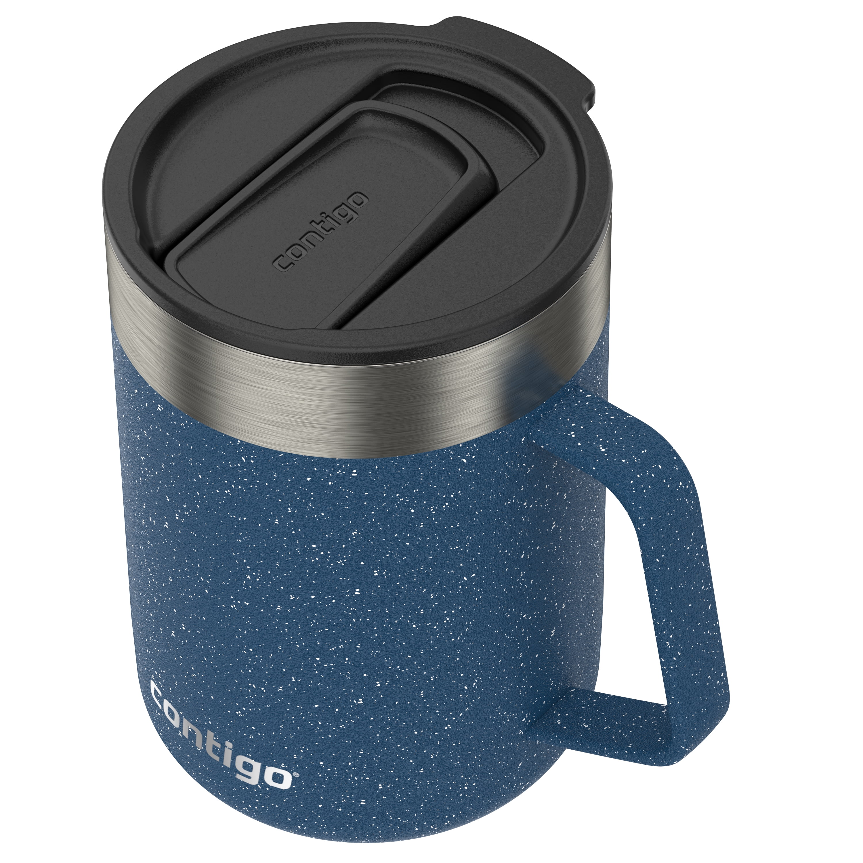 Contigo Streeterville Stainless Steel Vacuum-Insulated Mug, 14 oz (414 mL), Blueberry