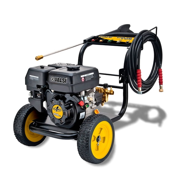 Hidrolavadora A Gasolina EVANS 7 HP 2500 PSI Motor Thunder Negro