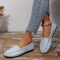 thumbnail image 4 of Crunowin Women's Soft Sole Casual Flats, Covered-Toe Spring/Summer Soft Sole Versatile Everyday Comfort Shoes Sky Blue, 4 of 9