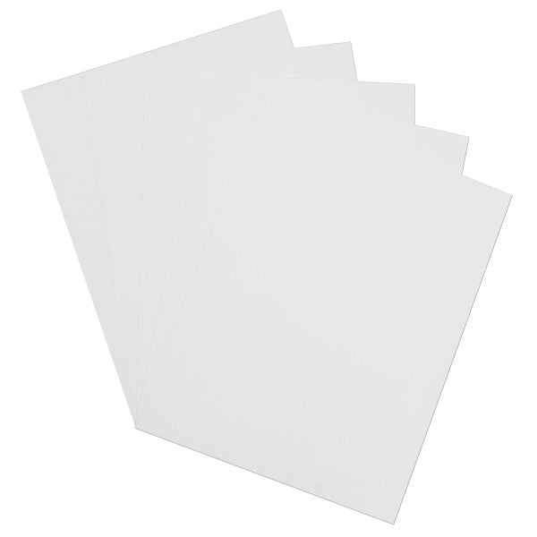 Card Stock, White, 8-1/2 X 11, 40 Sheets