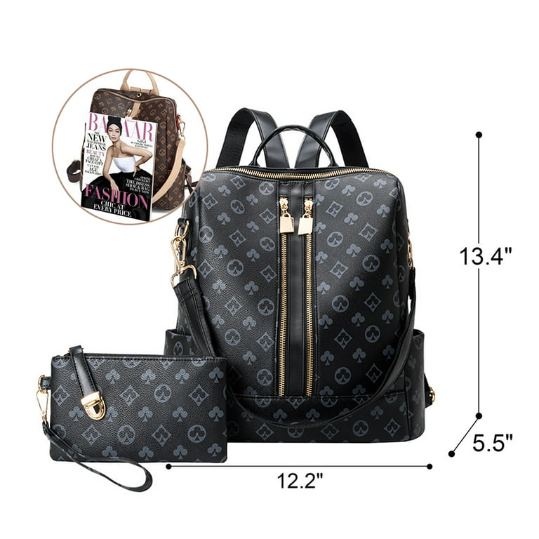Sexy Dance Women Checkered Backpack Fashion Backpack Leather