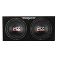 thumbnail image 2 of MTX TNP212DV Caja de subwoofer de doble carga de 12 pulgadas y 2000 vatios con amplificador, 2 of 5