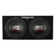thumbnail image 2 of MTX TNP212DV Caja de subwoofer de doble carga de 12 pulgadas y 2000 vatios con amplificador, 2 of 5