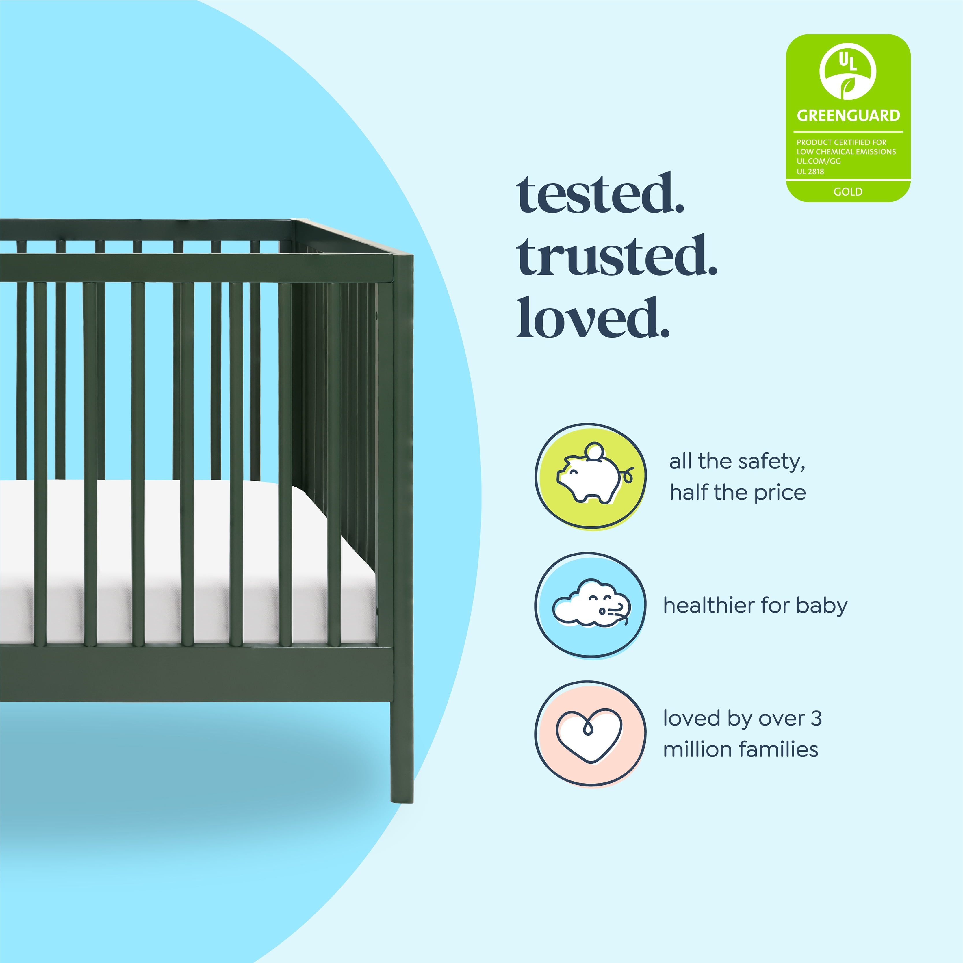 Davinci Birdie 3-in-1 Convertible Crib