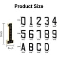 thumbnail image 3 of EGNMCR Solar-powered Digital Doorplate Waterproof LED Address Number Sign Plastic, 3 of 5