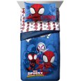 thumbnail image 2 of Marvel Spidey and His Amazing Friends Team Spidey 5 Piece Twin Size Bed Set - Includes comforter & Sheet Set Bedding - Super Soft Fade Resistant Microfiber (Official Marvel Product), 2 of 7