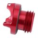 thumbnail image 1 of Tapa del tanque de aceite y gas combustible, tapa del tanque del motor, tapa de la tapa del tanque de la motocicleta de aleación de aluminio, tornillo para r25 r3 3.0mm 14-16(rojo), 1 of 5
