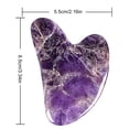 thumbnail image 3 of Gua Sha Facial Tool Crystal Heart Shape Gua Sha Massager Scraping Massage Tool, 3 of 10
