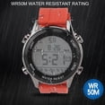 thumbnail image 4 of Reloj Deportivo Digital Electrónico Luminoso Resistente Al Agua Pantalla Grande Reloj de Hombre Correa de Reloj de Silicona para Actividades Al Aire Libre ANGGREK  Otros, 4 of 8