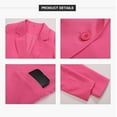 thumbnail image 4 of Qeaghou Flash Deals Plus Size Blazers for Curvy Women Open Front Long Sleeve Lapel Jackets 2024 Business Casual Blazer Work Office Suits, 4 of 8