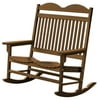 Heritage Traditional Double Seat Recycled Plastic Rocker Chair