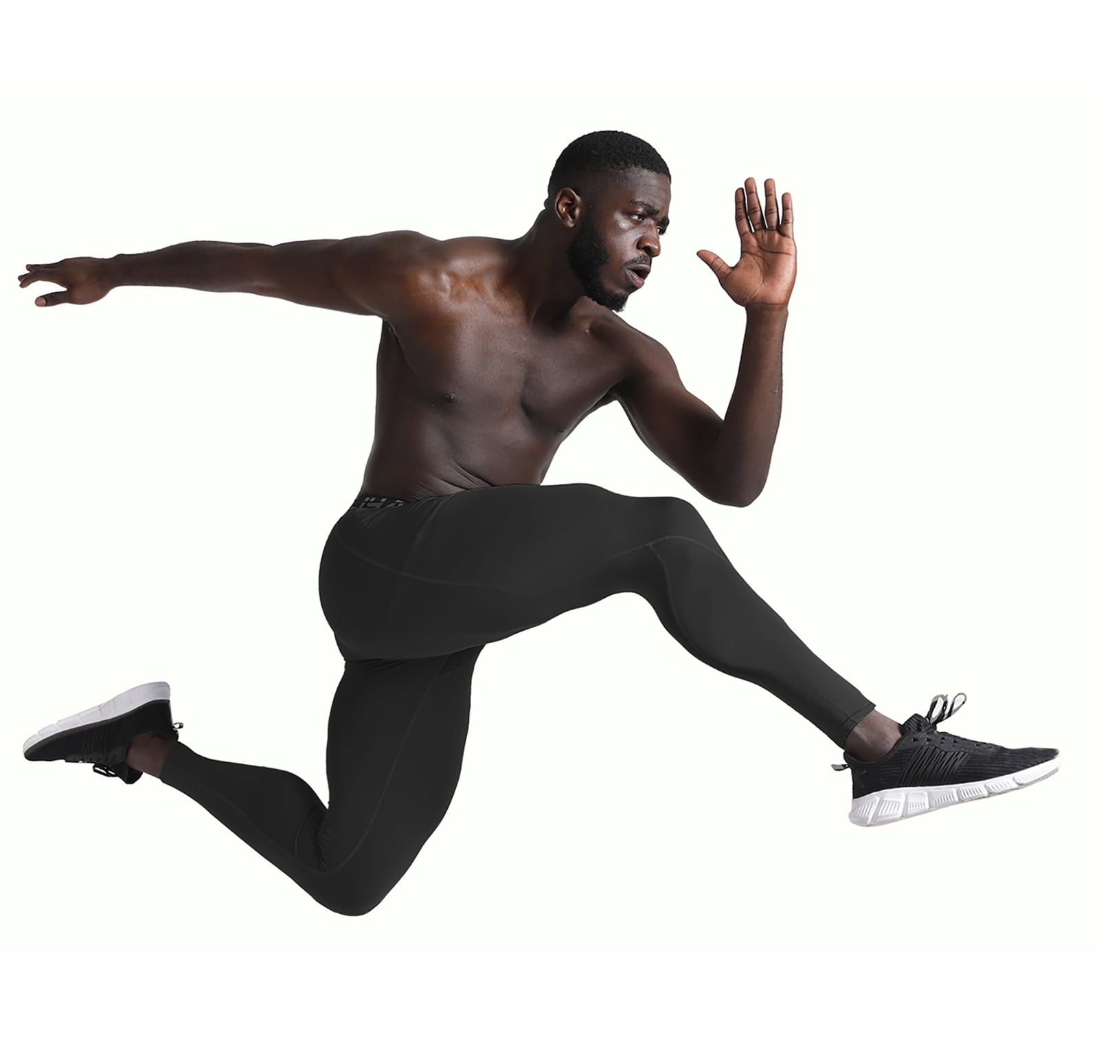 New brand 2019 Men's Tights Pants Gym Skinny Leggins Running Fitness  Sportswear