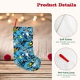 thumbnail image 4 of KLL snow board blue for 18" Christmas Stocking Snowman Xmas Stocking Holiday Christmas Decoration Gifts for Family Kids, 4 of 8
