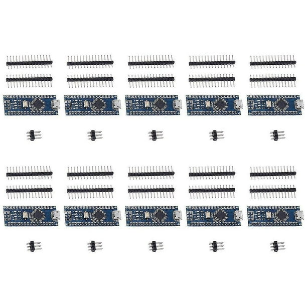 10pcs Nano 3.0 -usb With The Bootloader Compatible Nano Controller For Ch340 Driver 16mhz Atmega328