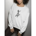 thumbnail image 3 of African Woman With Ethnic Dress Sweatshirt Women -Image by Shutterstock, Female Large, 3 of 4