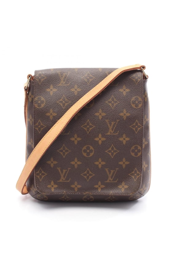 Pre-Owned Louis Vuitton Musette Salsa Short Strap Shoulder Bag, PVC-Coated Canvas and... (Fair)