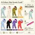 thumbnail image 5 of Snuggle Monster Onesie Pajamas , Big Mouth Onesie,  Frog Pajamas Funny, 5 of 9