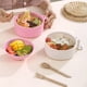 thumbnail image 3 of Tazón de fideos instantáneos Cateissary Beige PP artículos para dormitorio universitario accesorios de cocina, 3 of 6