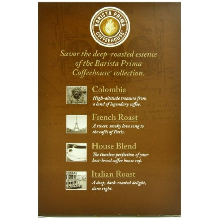 Barista Prima Italian Roast Coffee 24 to 144 Keurig K Cup Pods Pick An –  Palm Tree Coffee Company
