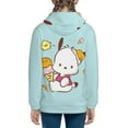 thumbnail image 2 of Sanrio Pochacco Kids' Hoodie 3d Print Sweatshirt Soft Pullover Hooded With Big Pockets Fans Gifts For Boys Or Girls Small, 2 of 7