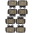 thumbnail image 5 of Niche Brake Pad Set for Yamaha SECA II XJ600S FZ600 FZR400 Rear Organic 4 Pack 519-KPA2573D, 5 of 6