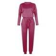 thumbnail image 4 of MeetoTime Workout Sets for Women 2 Piece Long Sleeve Sweatshirts Joggers Pants Set Cozy Sweatsuits Loungewear, 4 of 5