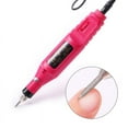 thumbnail image 2 of Nail Art Drill Electric File Buffer Bits Acrylic Portable Machine(Rose Red), 2 of 7