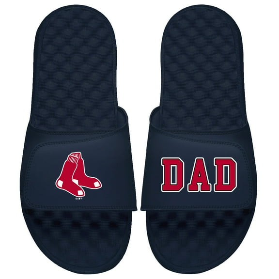 Men's ISlide Navy Boston Red Sox Dad Slide Sandals