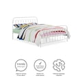 thumbnail image 5 of Novogratz Bright Pop Metal Full Bed, Off White, 5 of 10