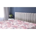 thumbnail image 5 of Ambesonne Floral Design Fitted Sheet, Nude Colors Flowers, Twin Size, Blush Indigo Pastel Pink, 5 of 5
