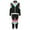 ZA Black, variant on Adult Women And Man 80s Tracksuit Retro Hop Windbreaker Disco Tracksuit Sets Colorblock Outfits Set Blue M