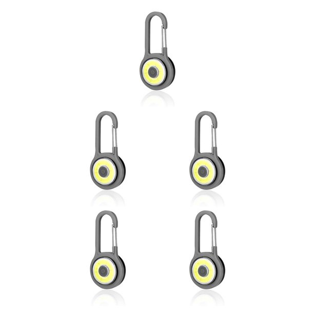 Linterna portátil Advancent ABS llavero luz colgante potente brillo gris Type2 NO2