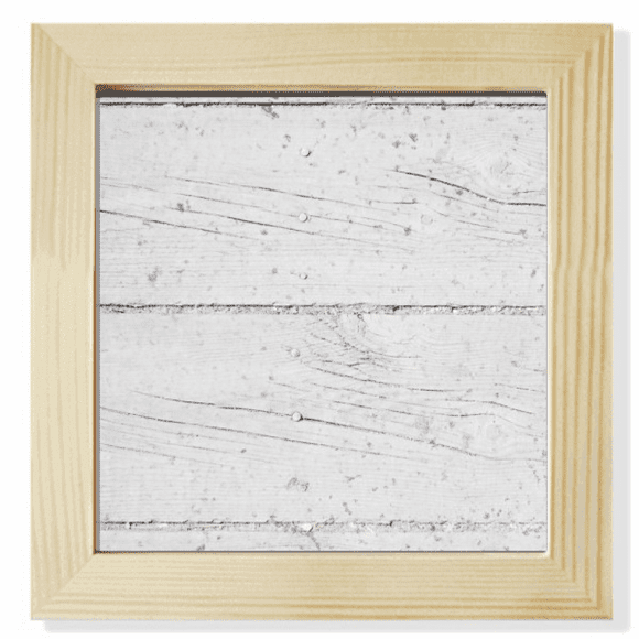 White Wood Floor Rough Wallpaper Texture Square Picture Frame Wall Tabletop Display