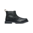 thumbnail image 2 of TIMBERLAND Mens Black Pull Tab Goring Cushioned Redwood Falls Round Toe Block Heel Leather Chelsea 13, 2 of 2