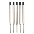 thumbnail image 1 of 5/10/20Pcs Ballpoint Pen Refill For Parker Pens Medium Point L:3.9 In Black Blue Red Ink Rods G2 Metal Refill Writing Stationery 5 PCS Black, 1 of 6