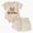 baby clothes01 Beige, variant on Big Brother Little Brother Matching Outfits Short Sleeve Waffle T-shirt Top Shorts Set Big Lil Bro Sibling Clothes Kaprioy