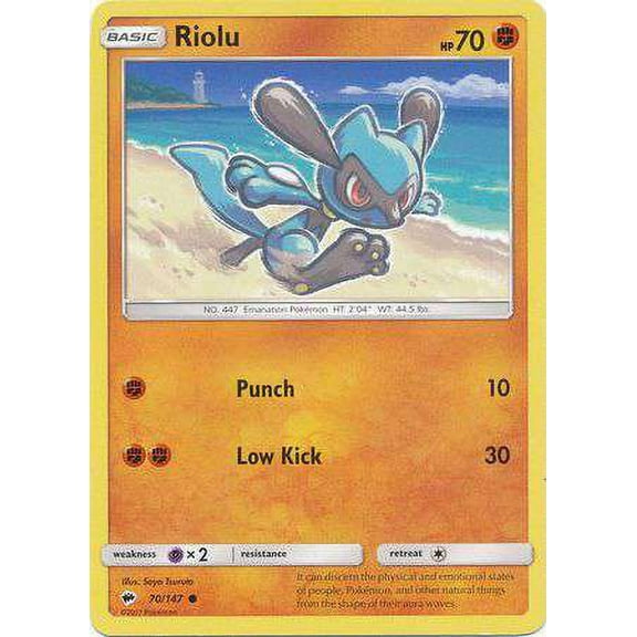 Pokemon Burning Shadows Riolu #70