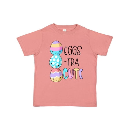 

Inktastic Eggs-tra Cute Fun Easter Eggs Gift Toddler Boy or Toddler Girl T-Shirt