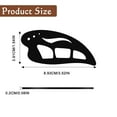 thumbnail image 3 of Herunwer Silicone Eyeshadow Stencil Reusable Makeup Aid Eyebrow Stencils For Eyes Eye Liner Applicator Guide Tool, 3 of 8
