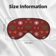 thumbnail image 4 of Disketp Merry Christmas Print Sleep Mask-Eye Mask for Sleeping,Comfortable & Super Soft Eye Mask with Adjustable Strap,Travel Eye Mask, 4 of 7