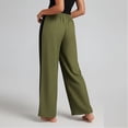 thumbnail image 5 of Enjoytime Wide Leg Pants Woman Solid Color Drawstring Waist Trousers Workout Loose Pants with Pockets, 5 of 8